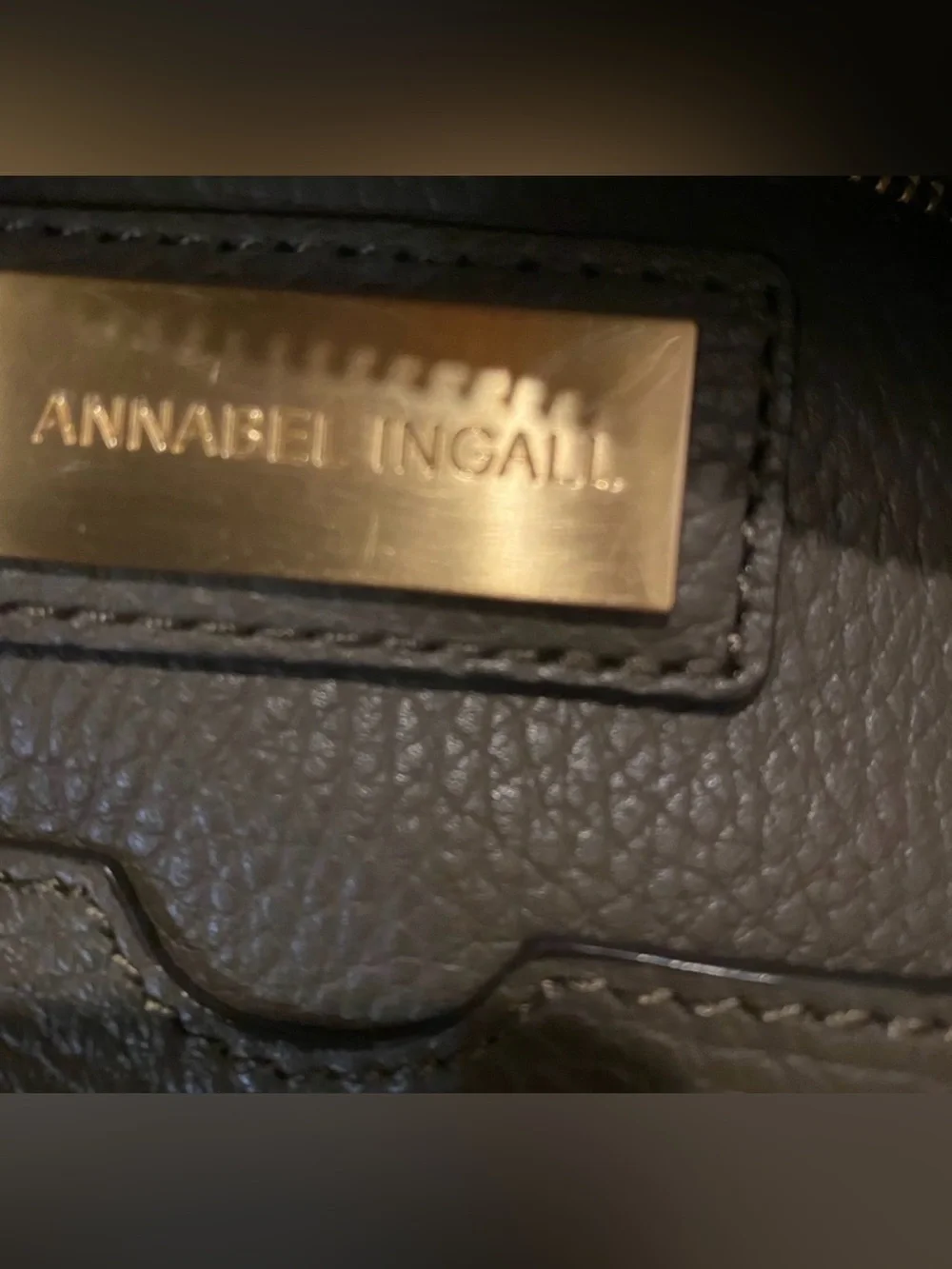Annabel Ingall Daisy Leather Studded Crossbody Tote